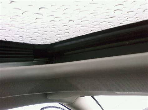 Sunroof leaking